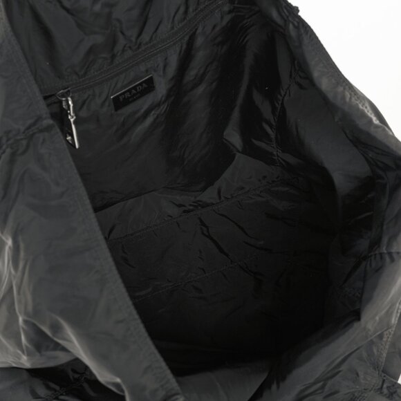 Prada 90's Vintage Nero Tessuto Sport Tote - Picture 9 of 11